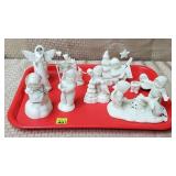 Tray Lot of Assorted Snowbabies
