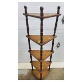 5 Tier Corner Shelf - 57 3/8' H