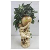 29'  Classical Alexander Co. Chalkware Figural Urn