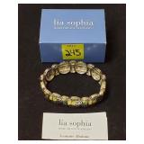 Lia Sophia Genuine Abalone Bracelet w/ Box