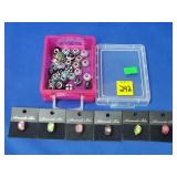 Lot of Amanda Blu Costume Jewelry Glass Beads