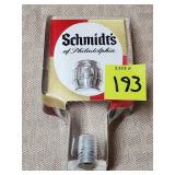 Schmidt's of Philadelphia Beer Tap