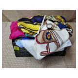 Lot of Assorted Silk Scarves