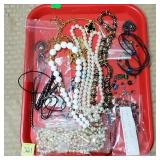 Large Mixed Costume Jewelry Lot w/ Beaded Necklacs