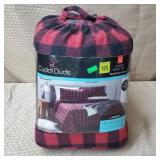 Cuddl Dudds Queen Size Sheet Set - Red Buffalo