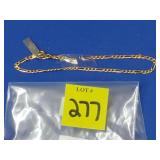 10k Gold Bracelet, AS IS - Link is Broken