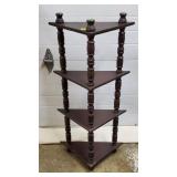 4 Tier Corner Shelf  - 40' H