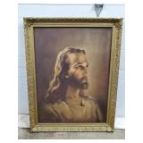 Warner Sallman Head of Christ Religious Lithograph