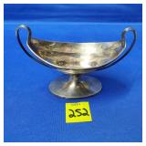 1914 Edwardian London Sterling Pedestal Sugar Bowl