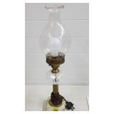 Vitg Electrified Hurricane Swirl Lamp w/ Marble