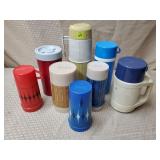 Lot of Vintage Thermos & Aladdin Insulated