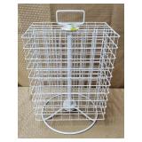 Metal White Rotating Display Stand