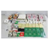 Lot of Christmas Ornaments, Garland, & Accessories