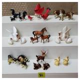 Lot of Vtg Bone China Japan Animal Mini Figurines