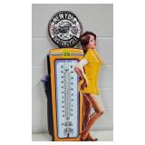 New York Motorcycle Embossed Metal Sign