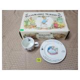 Wedgewood Peter Rabbiet Nursery Set w/ Mug, Plate