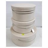 Set of Vintage Hat Boxes