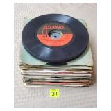 Lot of Assorted 45 Vinyl Records