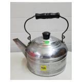 Vintage Revere Ware Tea Kettle w/ Wood Handle