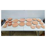 Steubenville Pottery Co. Coral Woodfield Dishware