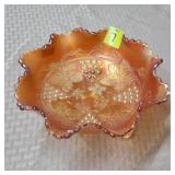 Fenton Marigold Carnival Grape & Cable Spatula -