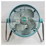 Vintage Dominion Turqouise Fan
