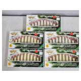 (5) Liberty Bell Christmas 10 Light Candolier, NIB