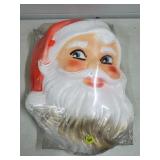 Large Vtg Santa Claus Sytrofoam Store Display Face