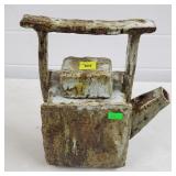 Brown & Green Glaze Studio Pottery Teapot