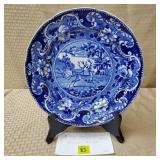 Antique Enoch Wood & Sons Two Deer Transferware