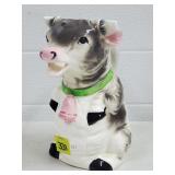 8" H Figural Cow Handpainted Pitcher
