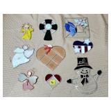Lot of Stained Glass Suncatchers