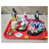 Bird Knick Knacks, Broadway Avon Figures, Jadeite