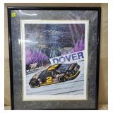 Sam Bass Rusty Wallace 'Thunder & Lightning' Print
