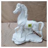MCM - 50's White Horse Maddux Cali Lamp