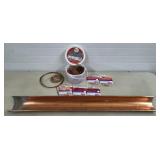 Antique Copper Rain Spouting, Loose Copper