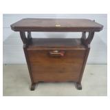 Vintage Maple Magazine End Table