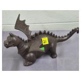 Cast Iron Dragon Bronze Finished Door Stop