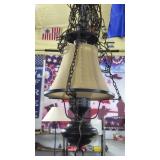 Electrified Hanging Oil Lantern Light