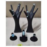 Lot of Assorted Costume Rings