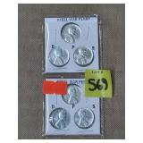 Lot of 6 Steel War Pennies