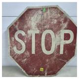 Vintage Metal Stop Sign