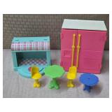 Lot of 1987 Kenner Park Toys Barbie Furniture