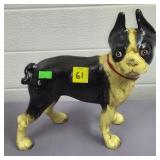 Antique Hubley Cast Iron French Bulldog Doorstop