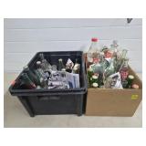 Large Lot of Assorted Vtg Collectible Bottles