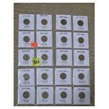 Lot of (20) Wheat Pennies 1926-1951