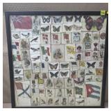 1910's Tobacco Silk Patches Quilt Panel