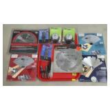 Lot of Circular Saw Blades, Hex Dril Socket Drive,