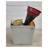 Lot of Assorted Plastic Funnels