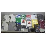 Large Lot of Old New Stock of T-Shirts, Sweatshirs